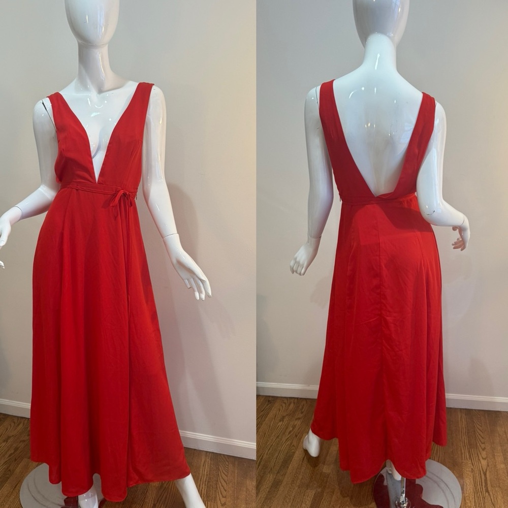 NWT Miss Holly The Label Dalia Red Gown - Picture 4 of 7